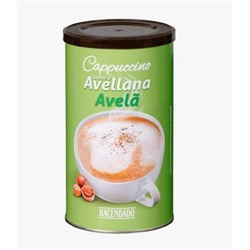 Café soluble cappuccino sabor a avellana Hacendado Bote 250 g | 11,80 €/kg