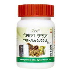 PATANJALI Triphala Guggul Трифала Гуггул для укрепления иммунитета и очищения организма 80таб