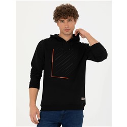 Siyah Regular Fit Sweatshirt