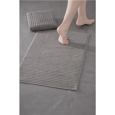 COTTONMANIA Penta Bathmat 404 - Yeni Trend, 50x75cm. 2ad. Premium Ayak Havlusu / Banyo Paspas Seti P00030