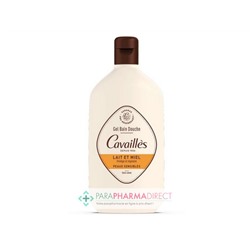 Cavaillès Gel Bain Douche - Lait et Miel - Peaux Sensibles 400 ml