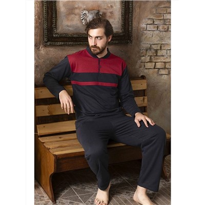 SUDE HOME WEAR Standart Kalıp Erkek Pijama Takımı, ERCAN                                            
                                            Standart Kalıp Erkek Pijama Takımı