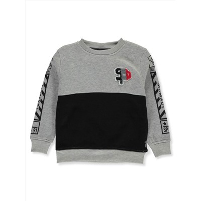 SOUTHPOLE BOYS’ CHENILLE PANELED SWEATSHIRT