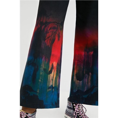 Pantalón arty pata ancha