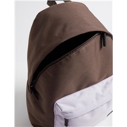 Nylon Backpack, Men, Brown