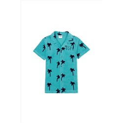 Erkek Çocuk Mint Yeşili Polo Yaka Tişört
