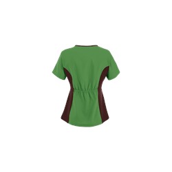 Cherokee Flexibles Scrubs Solid Mock Wrap Top