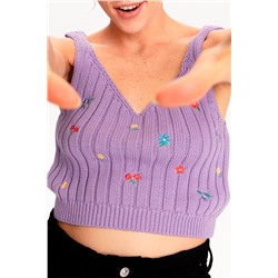 Crop top Violeta