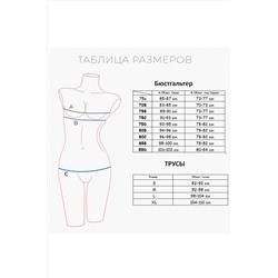 Комплект нижнего белья INDEFINI, 883920