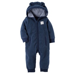 Hooded Fleece Jumpsuit | carters