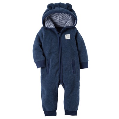 Hooded Fleece Jumpsuit | carters