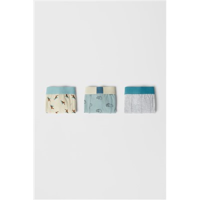 KIDS/ PACK TRES BÓXER CAMPING