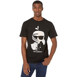 Karl Lagerfeld Paris In Armor Split Logo Tee