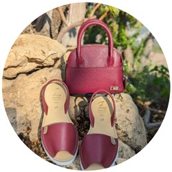 AB.Zapatos · 3202 · Granate+Ab.Zapatos PELLE Peque (550) Granate АКЦИЯ