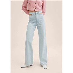 Vaqueros wideleg tiro alto -  Mujer | MANGO OUTLET Melilla