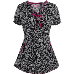koi Scrubs Primrose Print Top