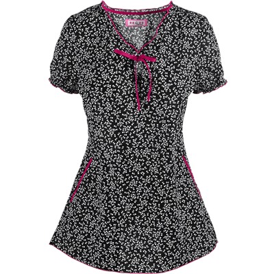 koi Scrubs Primrose Print Top