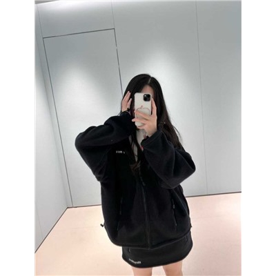 Флисовая кофта с капюшоном   🩷  Экспорт MI*U MI*U