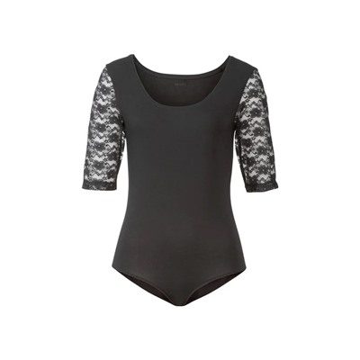 ESMARA® Bodies Damen, 2 Stück, mit Rundhalsausschnitt