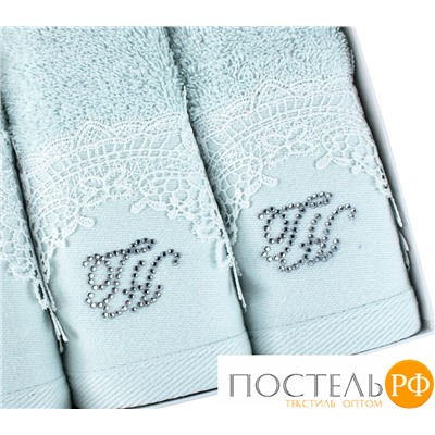 T1211T10047187 Tivolyo Home JULIET набор салфеток бирюзовый 3 пр 30х50