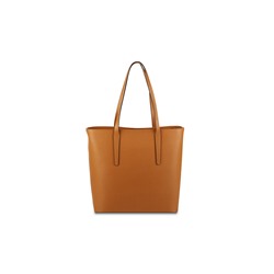 Bolso shopper de piel Iris Camel