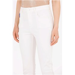 Kadın Beyaz Slim Hight Waist Fit Jean Pantolon