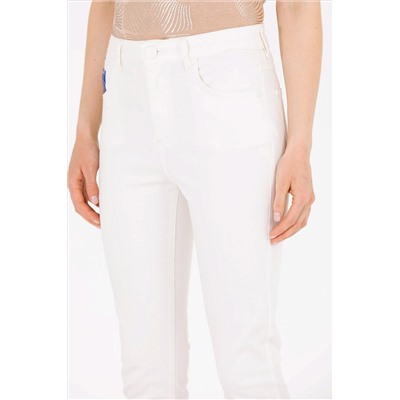 Kadın Beyaz Slim Hight Waist Fit Jean Pantolon