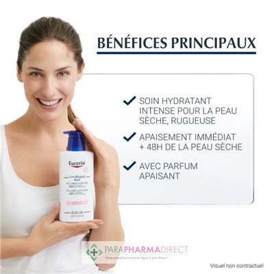 Eucerin UreaRepair Plus Emollient 5% d'Urée Peaux Sèches 400 ml