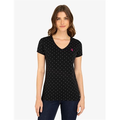 DOT V-NECK T-SHIRT