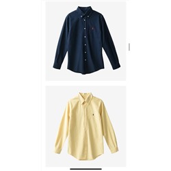 Хлопковая рубашка Polo Ralph Laure*n - унисекс  Реплика с оригинального завода, отличного качества