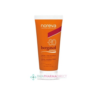 Noreva Bergasol Expert SPF30 Crème - Fini Invisible 50ml