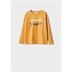 Camiseta algodón manga larga -  Niño | MANGO OUTLET España