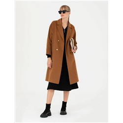 Camel Comfort Fit Kaşe Kaban