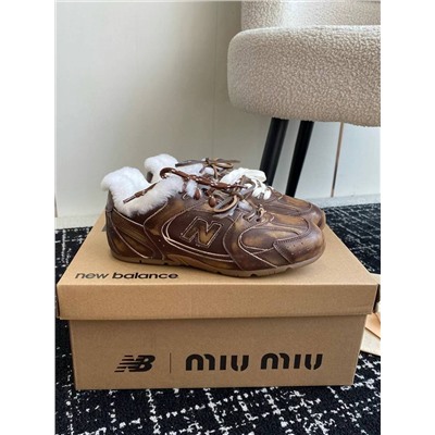 Зимние кроссовки   Mi*u Mi*u& Ne*w Balanc*e
