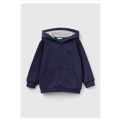United Colors of BenettonErkek Çocuk Lacivert Benetton Logolu Sweatshirt