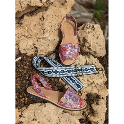 Ab.Zapatos 320-8 Hojas Rojas+CINTURON BOLSOS (180)-26 (3) АКЦИЯ