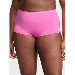 Seamless Lace-Trim Boyshort Panty