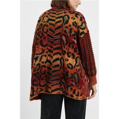 Chaqueta punto boho