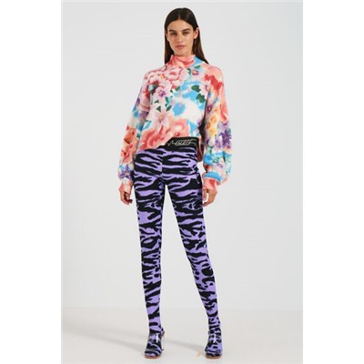 Legging slim animal print