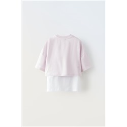 DOUBLE TEXT T-SHIRT