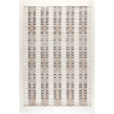 Melisse Halı - Bej/Koyu Gri - 80x300 cm