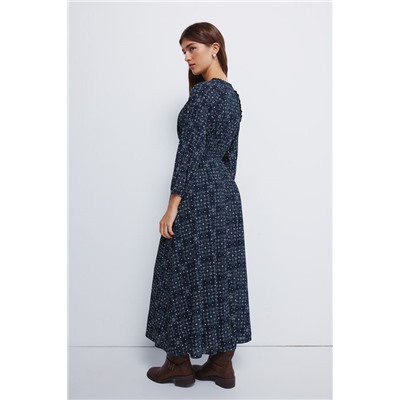 Vestido midi goma cintura