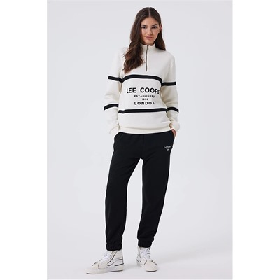 Lee Cooper Grace Kadın Sweatshırt Beyaz 241 LCF 241014