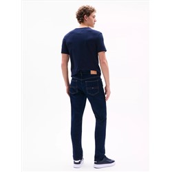 Indigo Wash Straight Jean