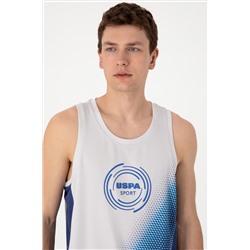 Erkek Regular Fit Bisiklet Yaka Açık Gri Tişört