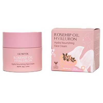 [GLAMFOX] Крем для лица питательный МАСЛО ШИПОВНИКА И НИАЦИНАМИД Rosehip Oil Niacinamide Hydra Nourishing Face Cream, 50 мл