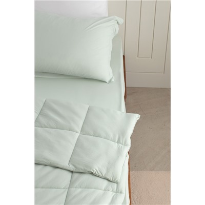 İlus Çift Kişilik Bambu Comforter Set - Mint Yeşili