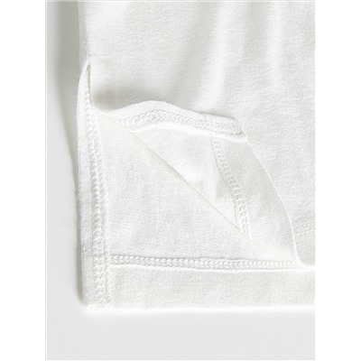Bluse aus Leinenmischung