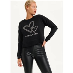 Double Heart Logo Sweatshirt