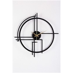 Gowpenart Querencia Metal Siyah Duvar Saati 1,5 Mm Kalınlık 50 X 50 Cm querencia40